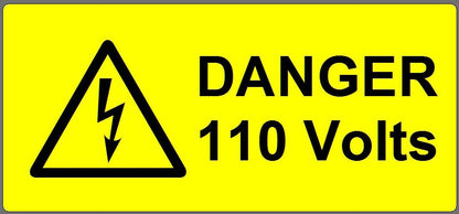 Voltage Warning Labels