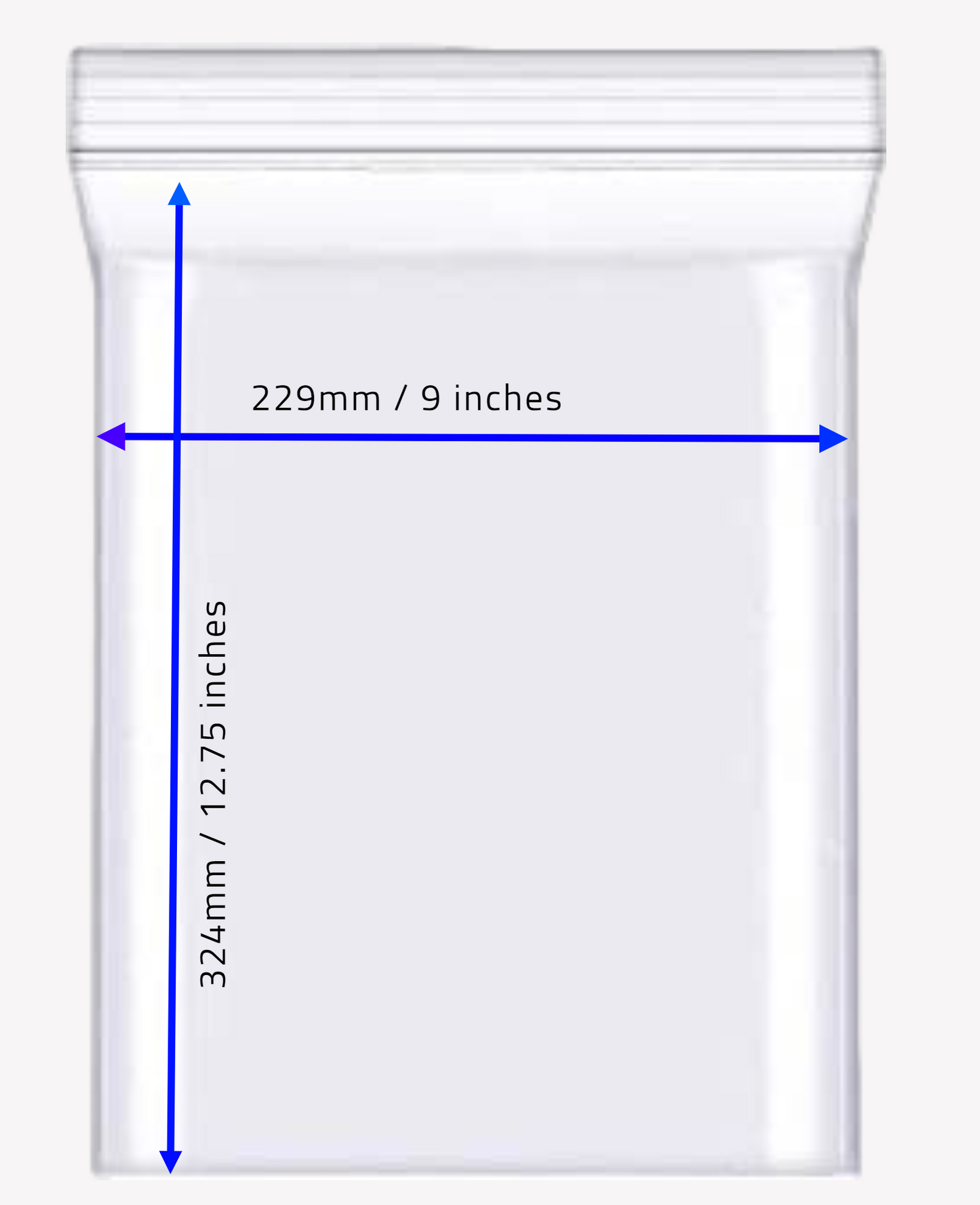 Grip Seal Bags – Clear Resealable Poly Bags (Multiple Sizes Available)