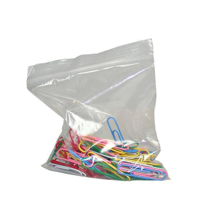 Grip Seal Bags – Clear Resealable Poly Bags (Multiple Sizes Available)