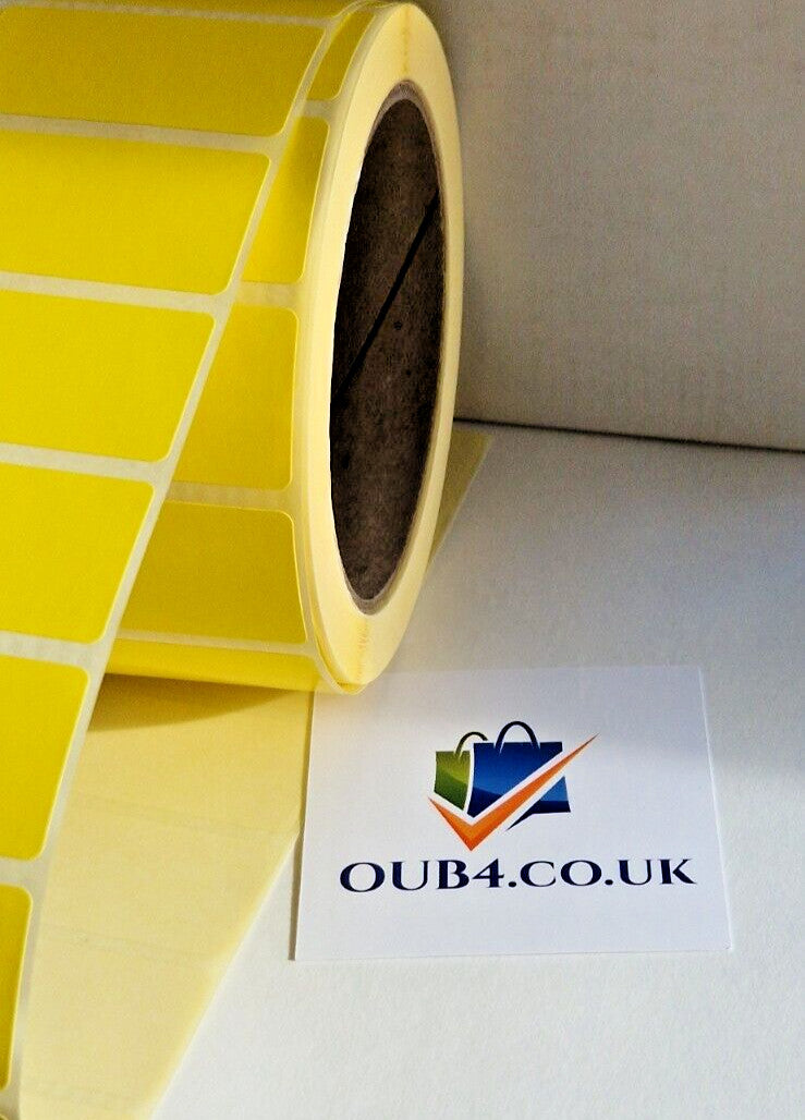 Coloured Labels - 7 Colors to choose from | Self adhesive sticky labels on rolls