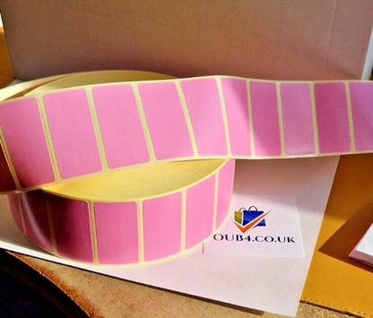 Coloured Labels - 7 Colors to choose from | Self adhesive sticky labels on rolls