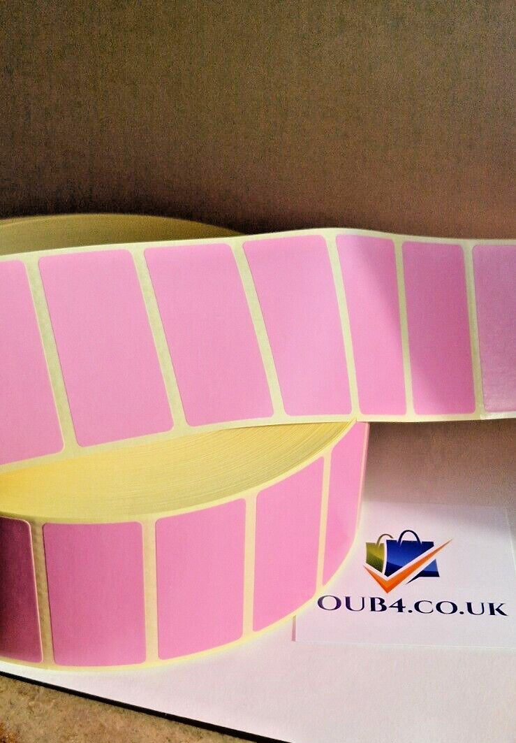 Coloured Labels - 7 Colors to choose from | Self adhesive sticky labels on rolls