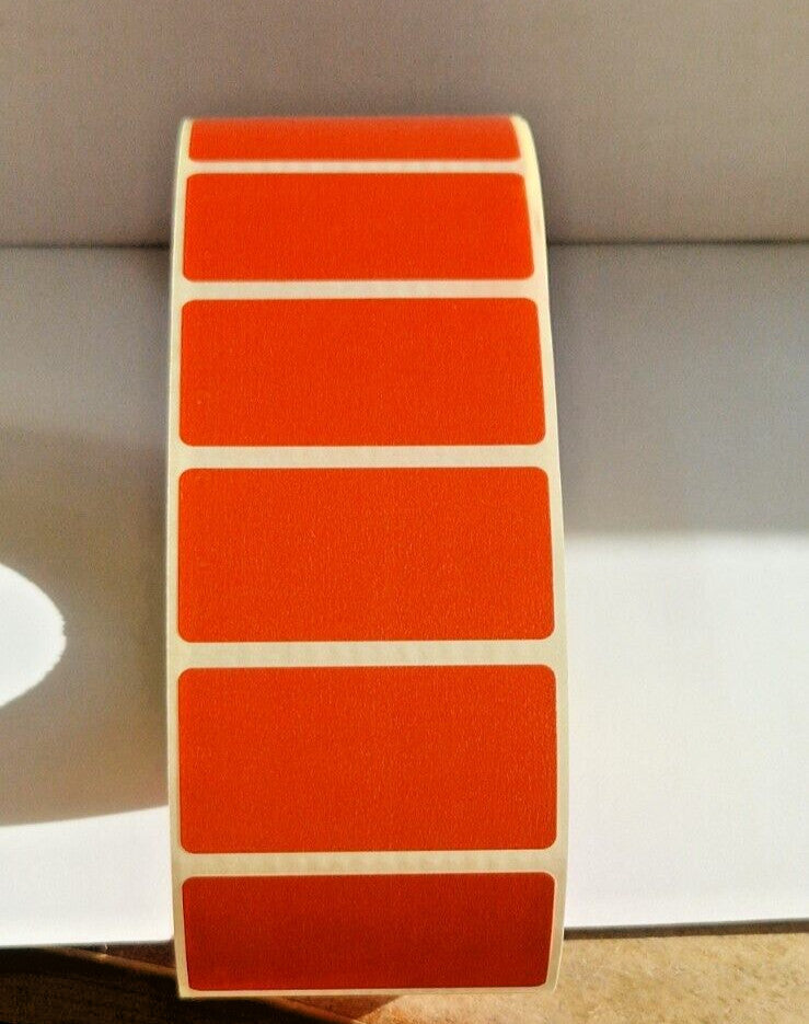 Coloured Labels - 7 Colors to choose from | Self adhesive sticky labels on rolls