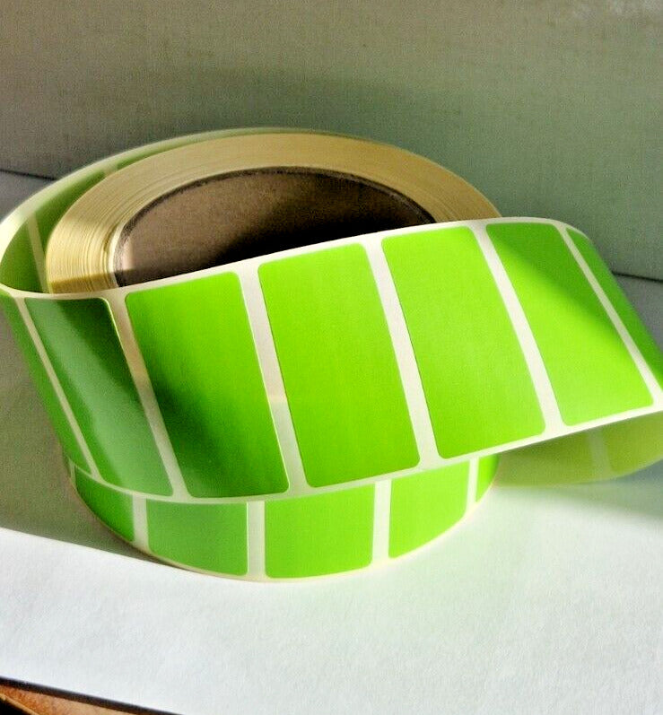 Coloured Labels - 7 Colors to choose from | Self adhesive sticky labels on rolls