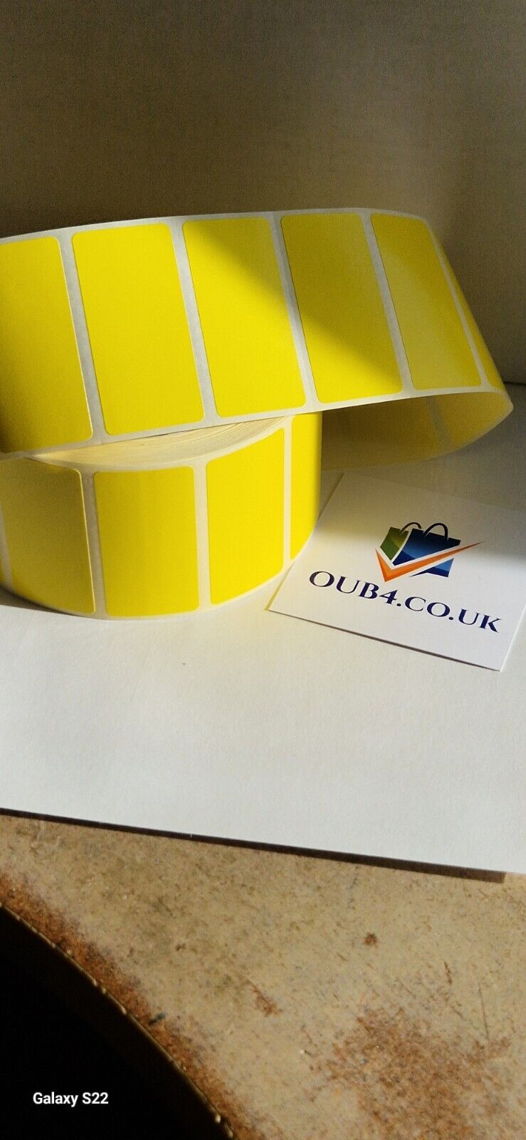 Coloured Labels - 7 Colors to choose from | Self adhesive sticky labels on rolls