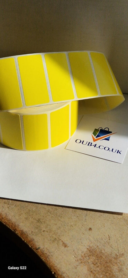 Coloured Labels - 7 Colors to choose from | Self adhesive sticky labels on rolls