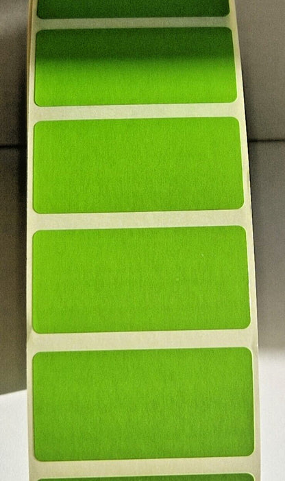 Coloured Labels - 7 Colors to choose from | Self adhesive sticky labels on rolls