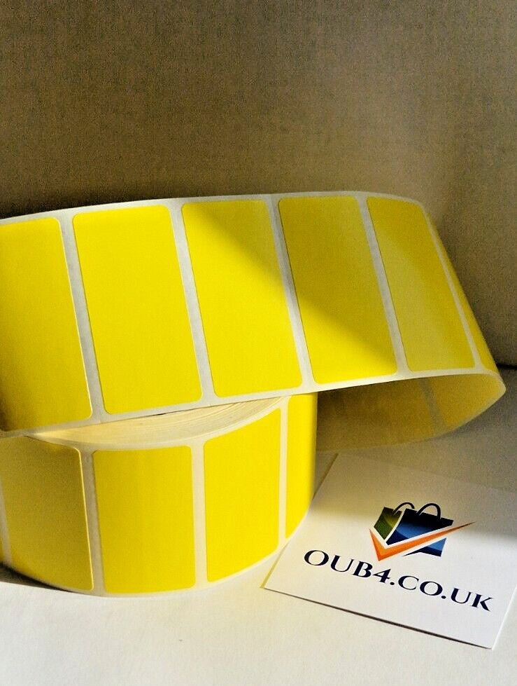 Coloured Labels - 7 Colors to choose from | Self adhesive sticky labels on rolls