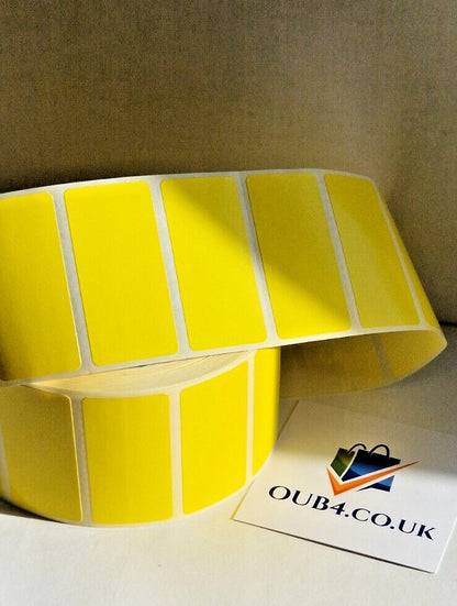 Coloured Labels - 7 Colors to choose from | Self adhesive sticky labels on rolls